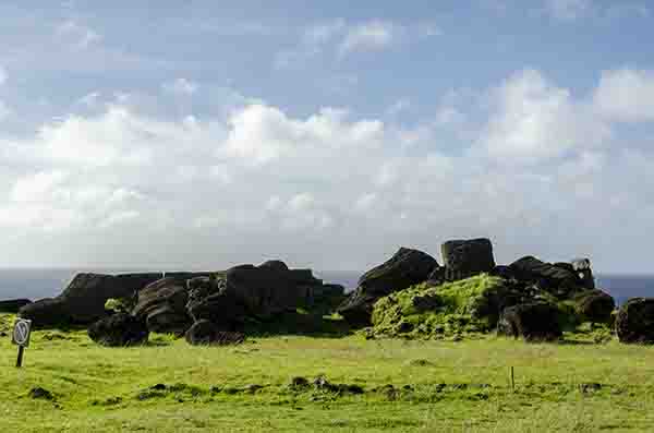 195 - Chile - isla de Rapa Nui o Pascua - Vinapu - Ahu Tahira